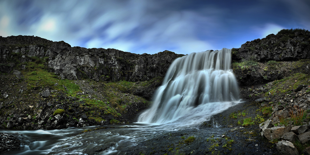 cascading water