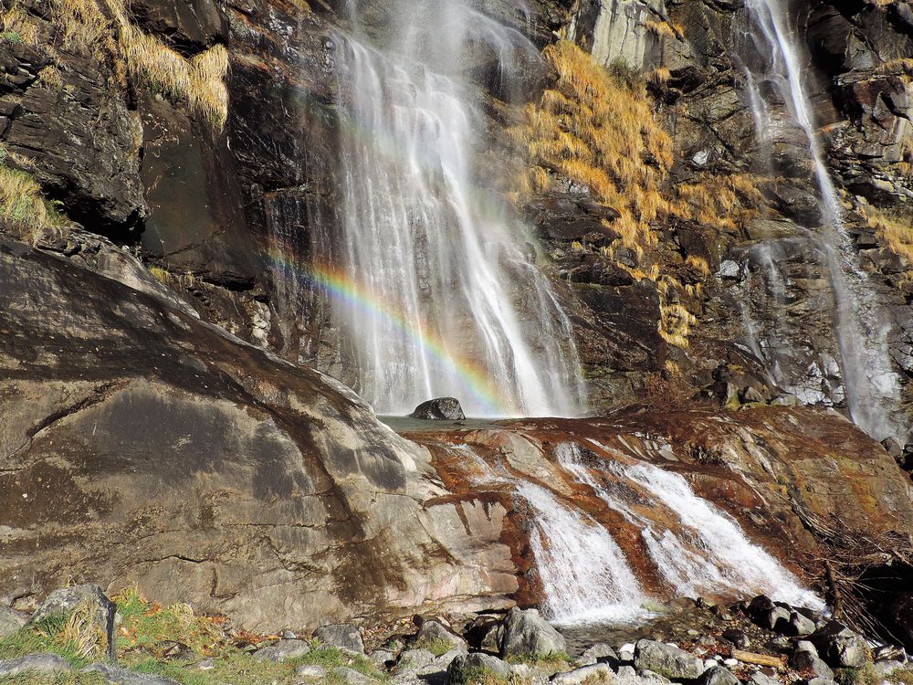 cascata a colori