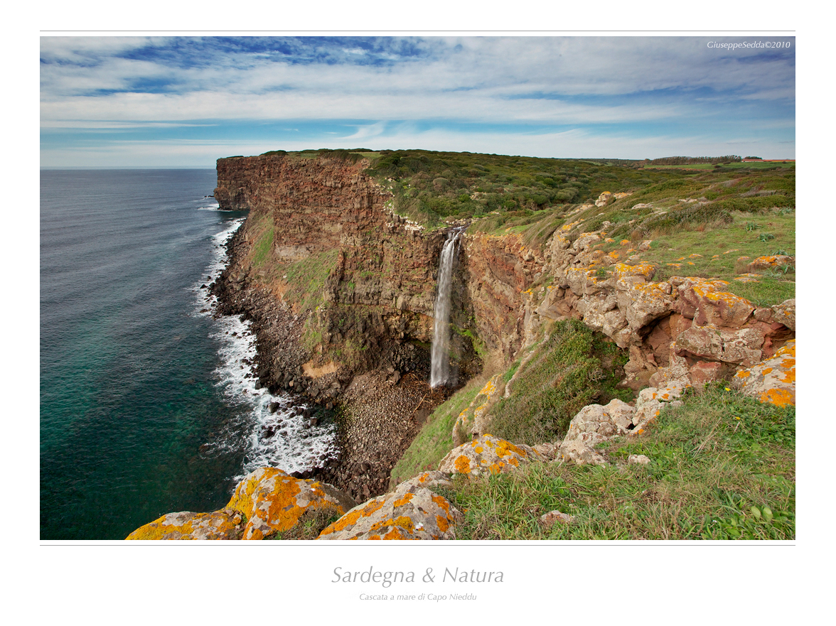 _ Cascata a mare di Capo Nieddu _