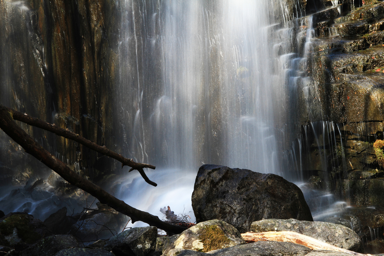 cascata e torrente