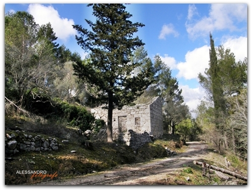 Case dentro il parco forestale Serrarossa a Monterosso Almo
