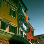 Case ... in canale, a Burano