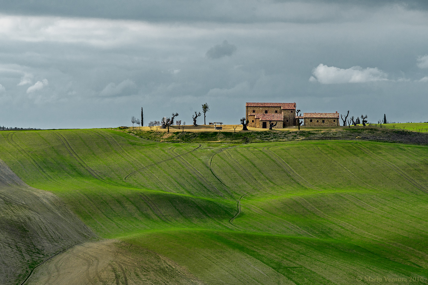 Case in val d'Orcia