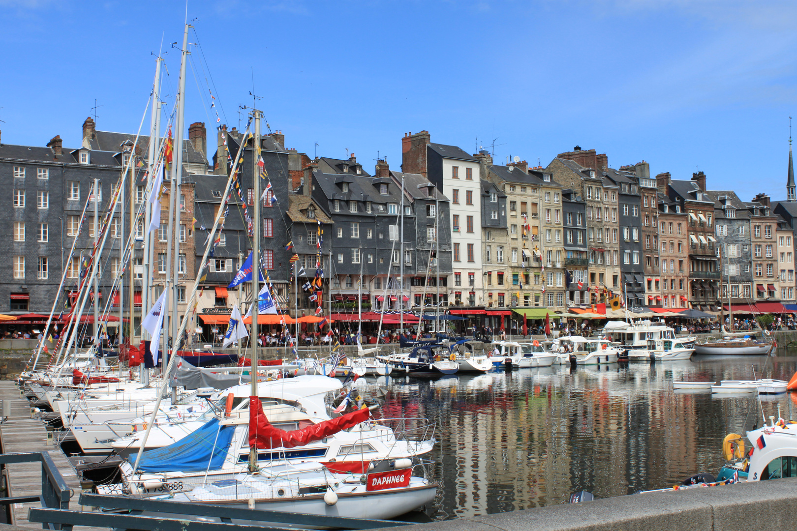 Case sul porto a Honfleur