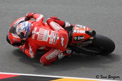 Casey Stoner beim Moto GP 2010am Sachsenring