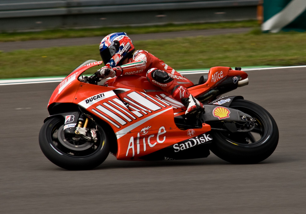 Casey Stoner in Brno MotoGP 2008