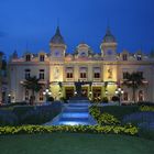 Casino in Monaco in der Abenddämmerung