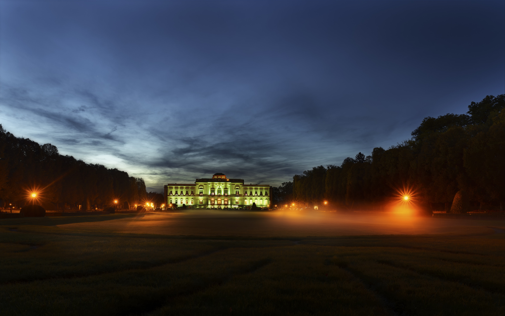 Casino Salzburg bei "blaunebel-Stunde"