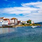 Casitas de colores en Camariñas