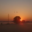 Caspar David Friedrich : blick über den Nebel der Ahsewiesen