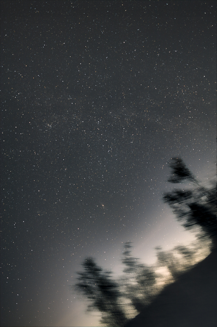 Cassiopeia über dem Himmelmoor