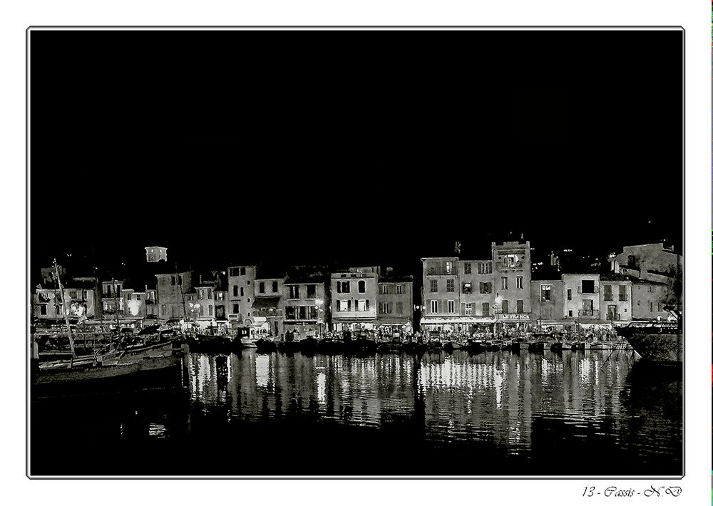 Cassis la nuit