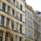 Cast iron buildings in Soho