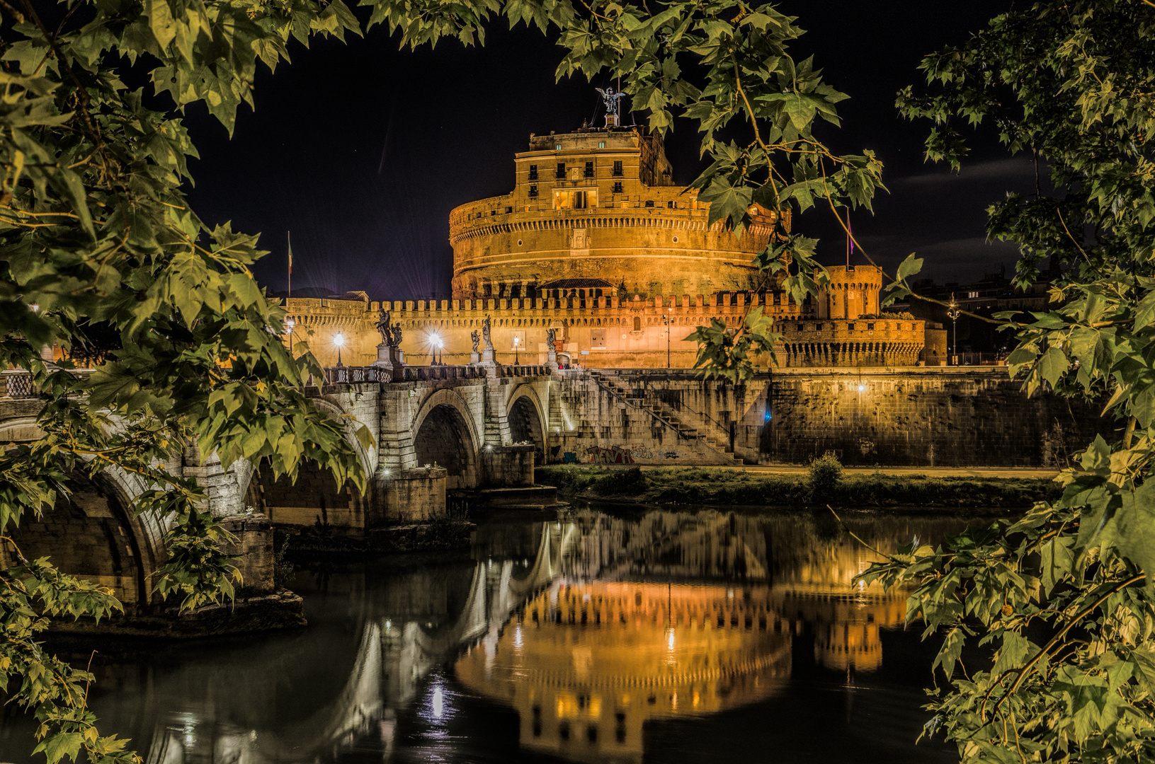 Castel Sant'Angelo by night