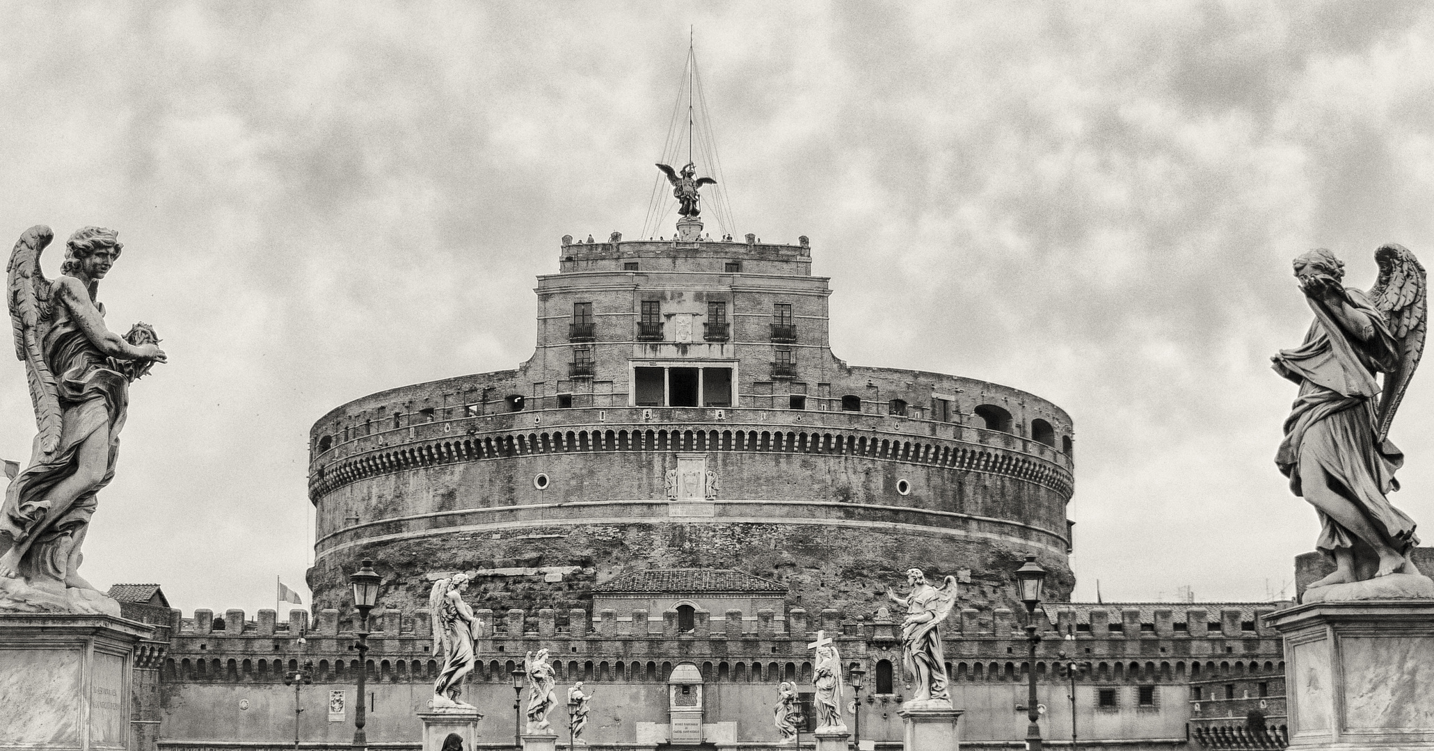 Castel Sant’Angelo - Engelsburg mit Engelsbrücke