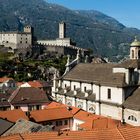 Castelgrande und die Altstadt von Bellinzona