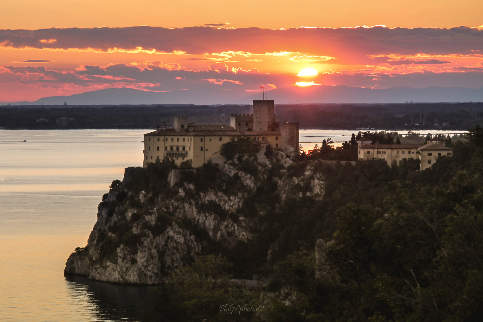 castello al tramonto!!