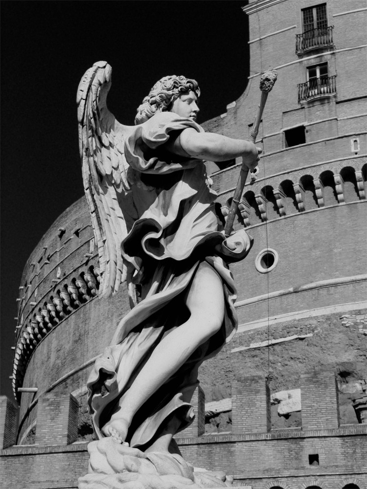 Castello de Angelo - Figur (sw)