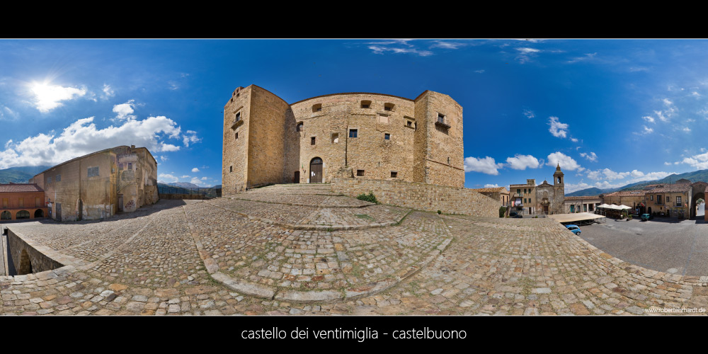 Castello dei Ventimiglia in Castelbuono – Sizilien, Panorama