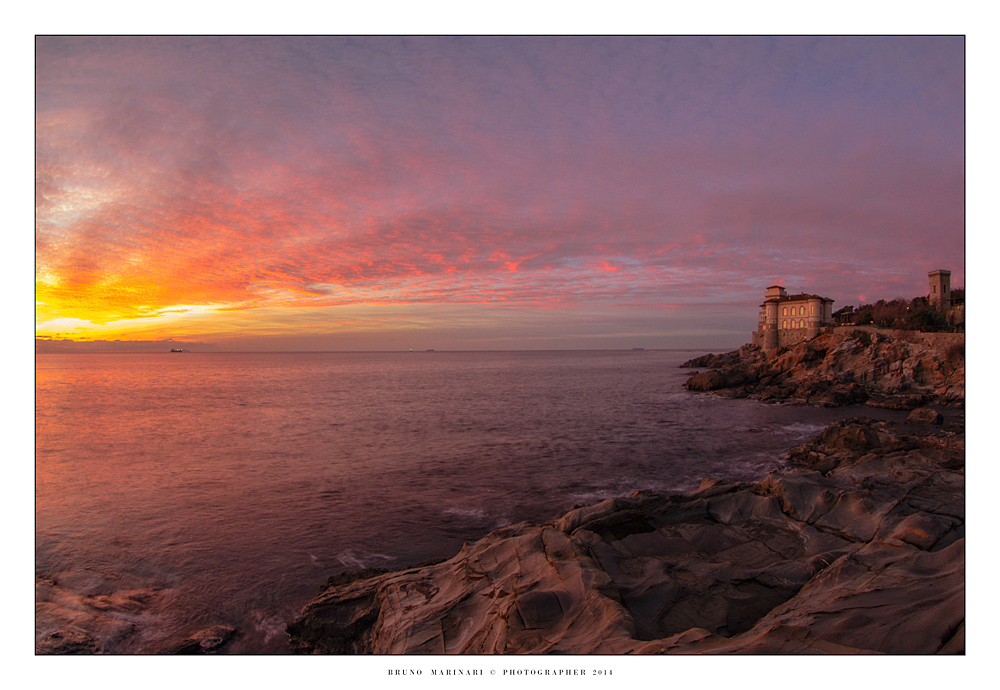 Castello del Boccale al tramonto