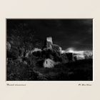 Castello di Sacco muro B&W