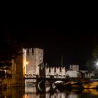 Castello di Sirmione, Italy. by night.