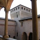castello di Torrechiara, il cortile
