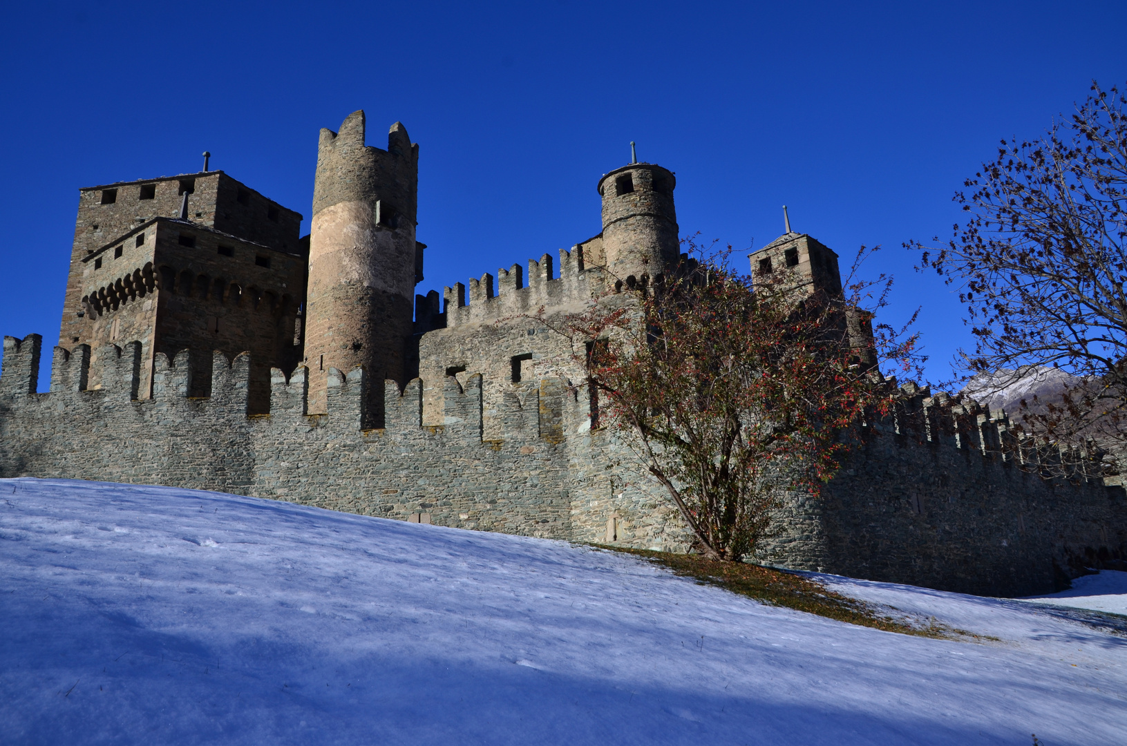 Castello in inverno