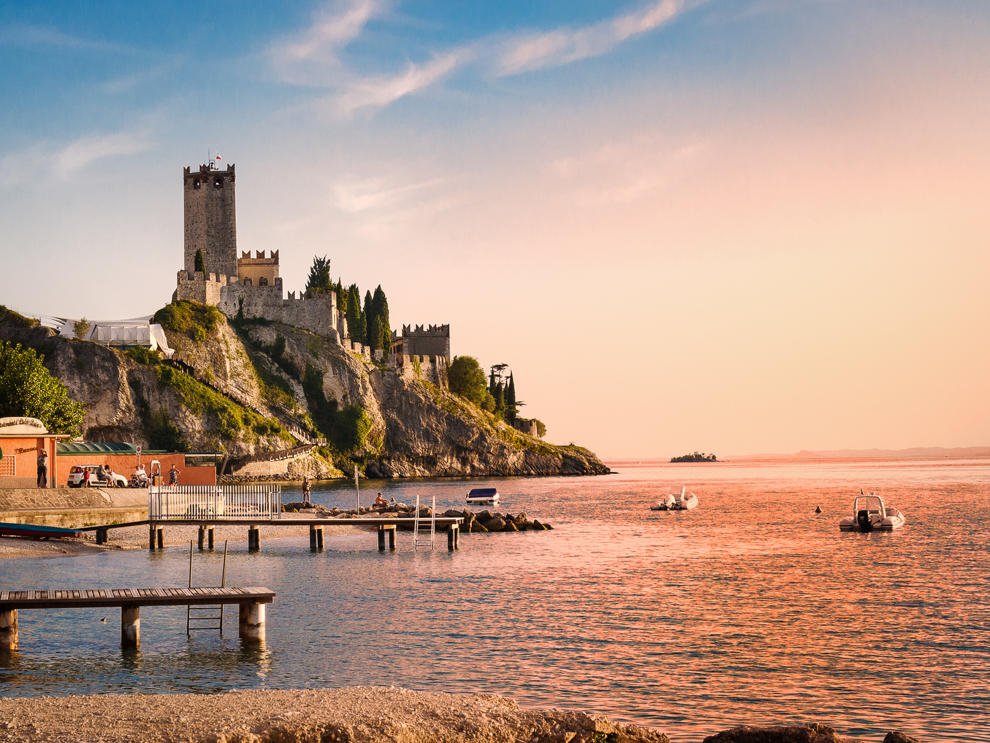 Castello Scaligero am Gardasee