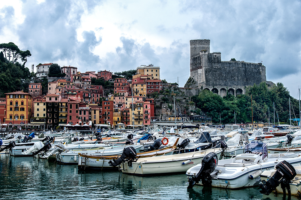 Castello und Hafen Lerici