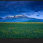 Castelluccio in blu