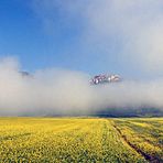 castelluccio nebbia che sale