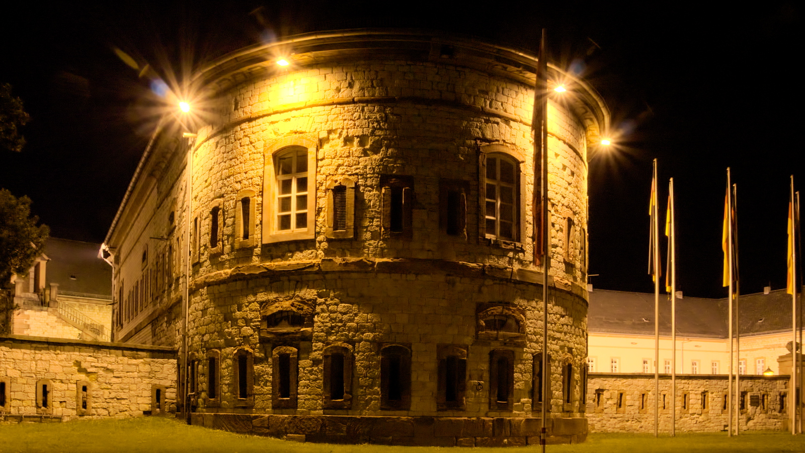 Castellum Foto & Bild architektur, architektur bei nacht