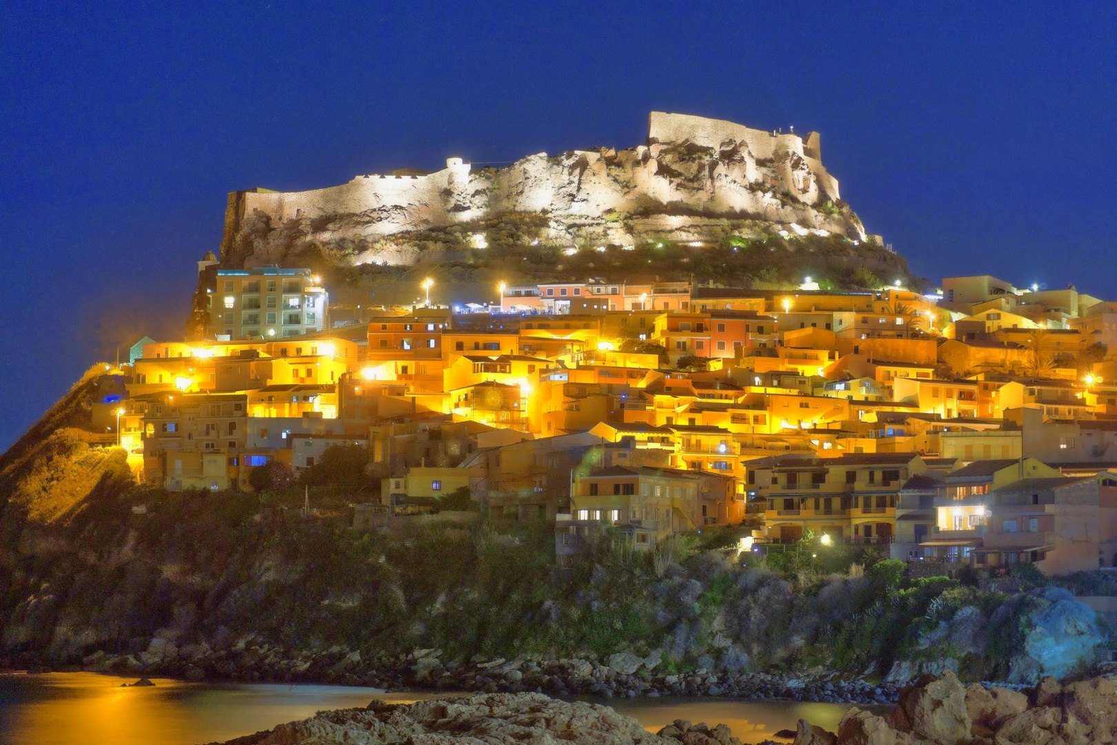 Castelsardo by night (Sardinien)