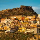 Castelsardo im abendlichen Sonnenlicht