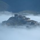 Casteluccio in fog, Monti Sibillini, Umbria, Italy