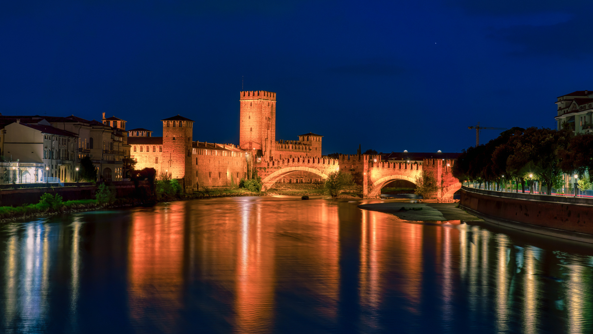 Castelvecchio und die Ponte Scaligero