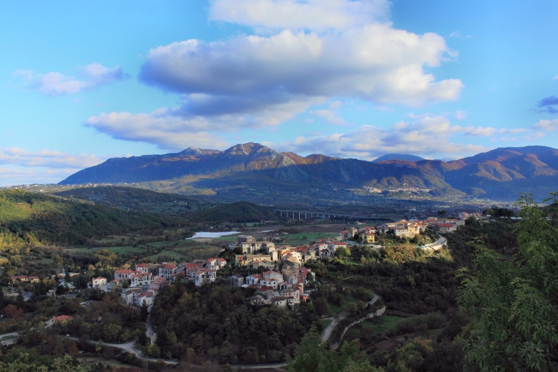 Castelvetere sul Calore (AV) - Panorama d'autunno