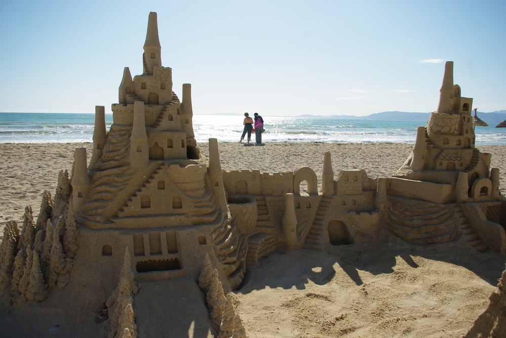 castillo de arena Imagen & Foto paisajes, mar y playa , naturaleza