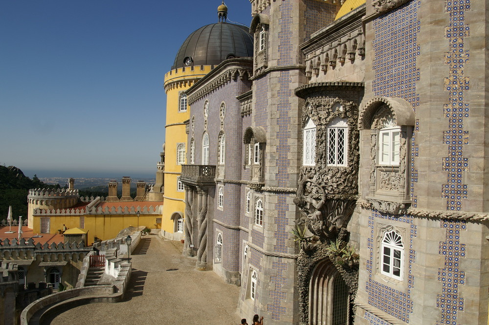 CASTILLO DE SINTRA VISTA DESDE ALMENA