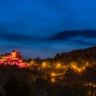 Castle and fireworks