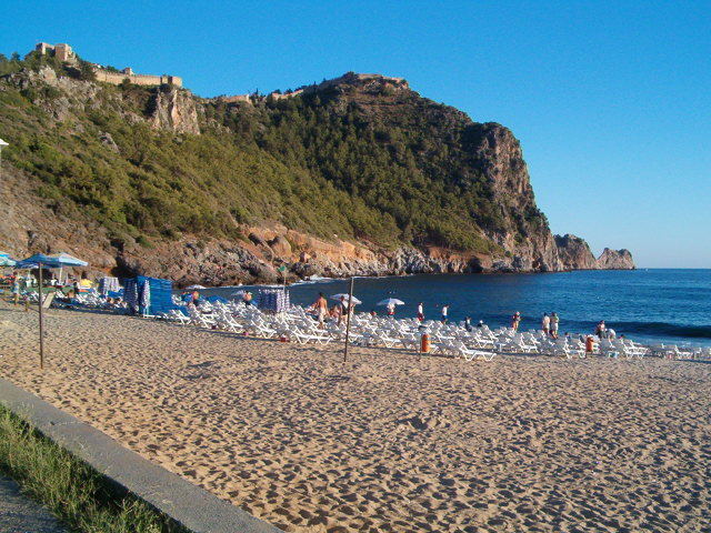 Castle and sea, Alanya