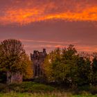 Castle at sunset