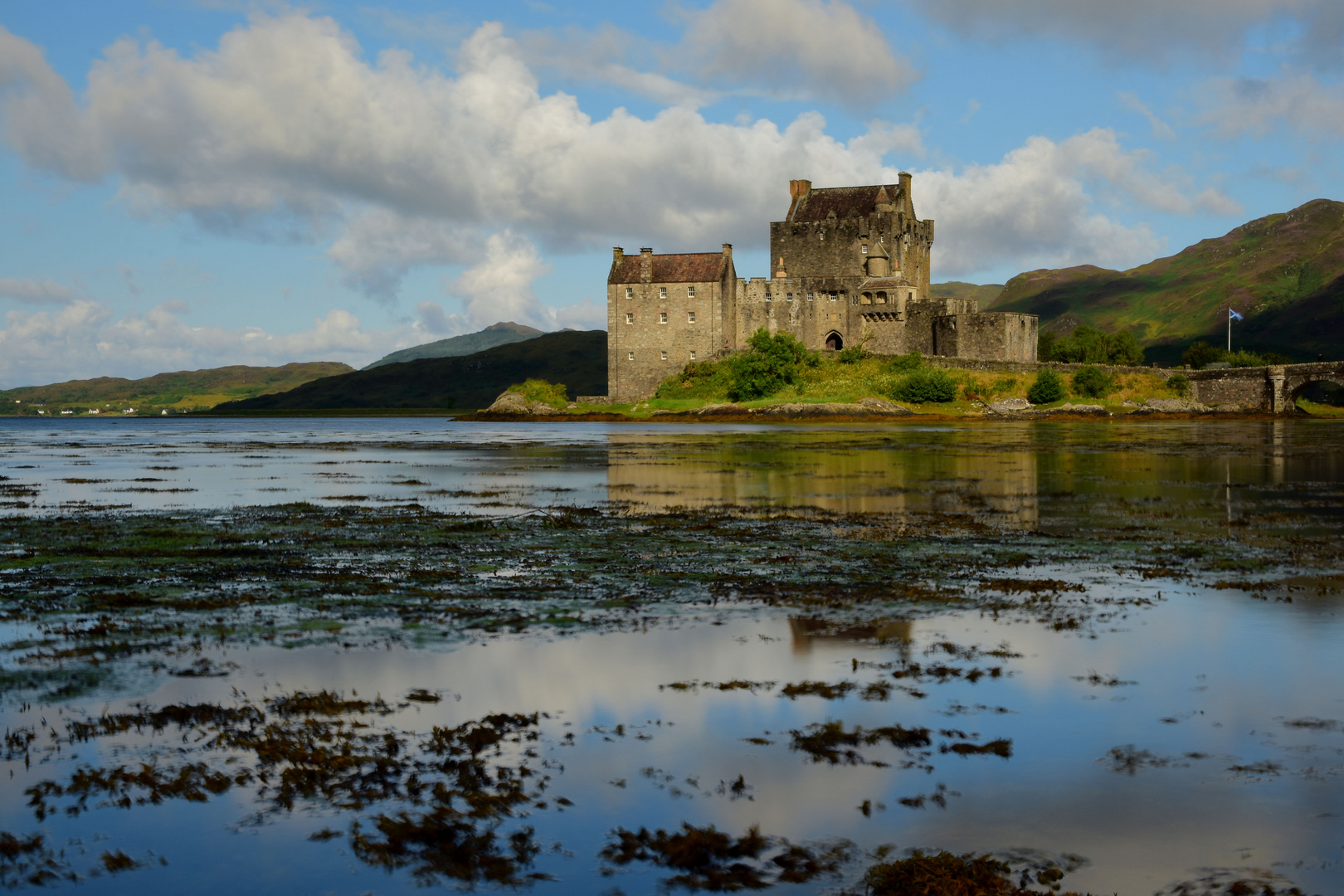 Castle Behind the Tidal Flat