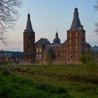 Castle Hoensbroek in sunsetlight 