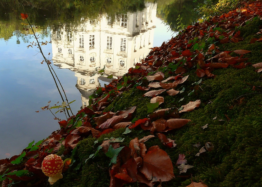 Castle ‘Hof Ter Saksen’ at Beveren (Belgium)