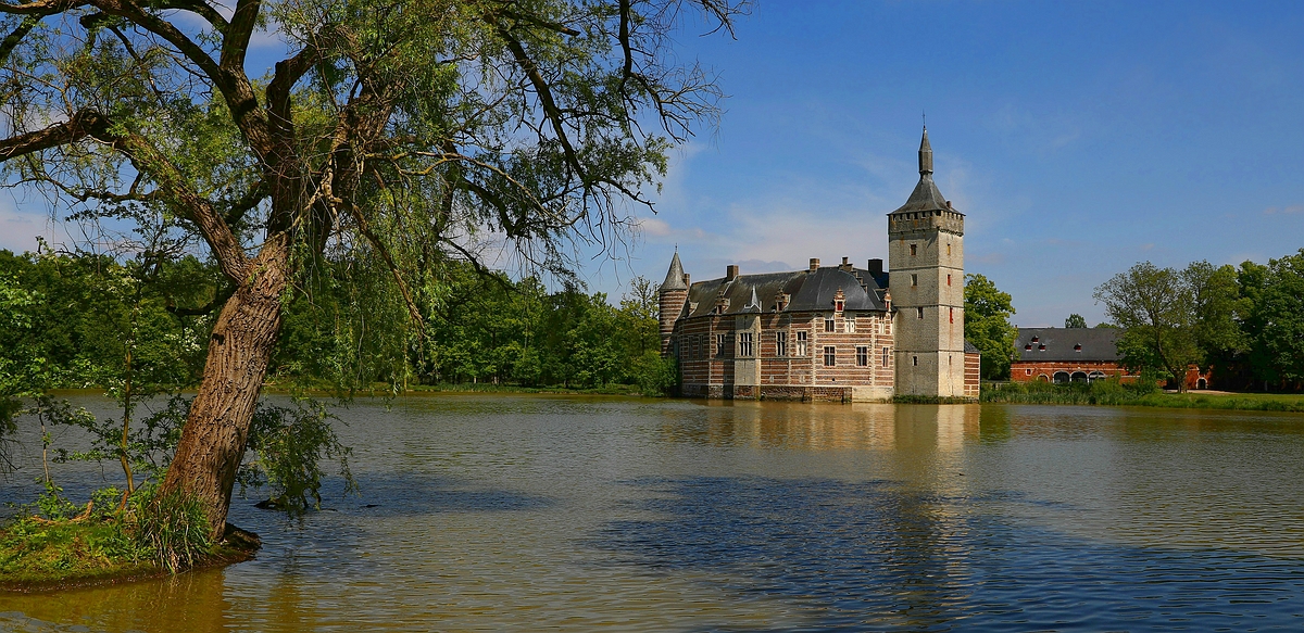 Castle 'Horst' at Sint-Pieters-Rode (Belgium) 