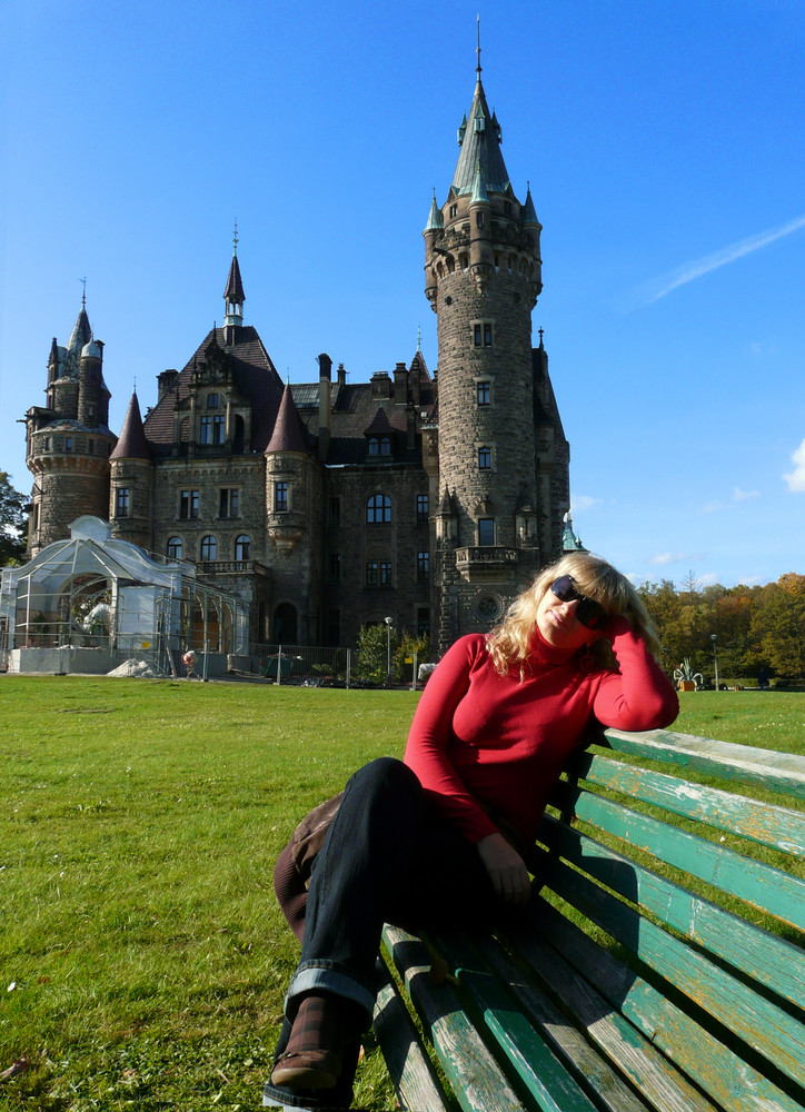 Castle in Moszna, Poland