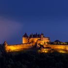 Castle of Gruyères by night