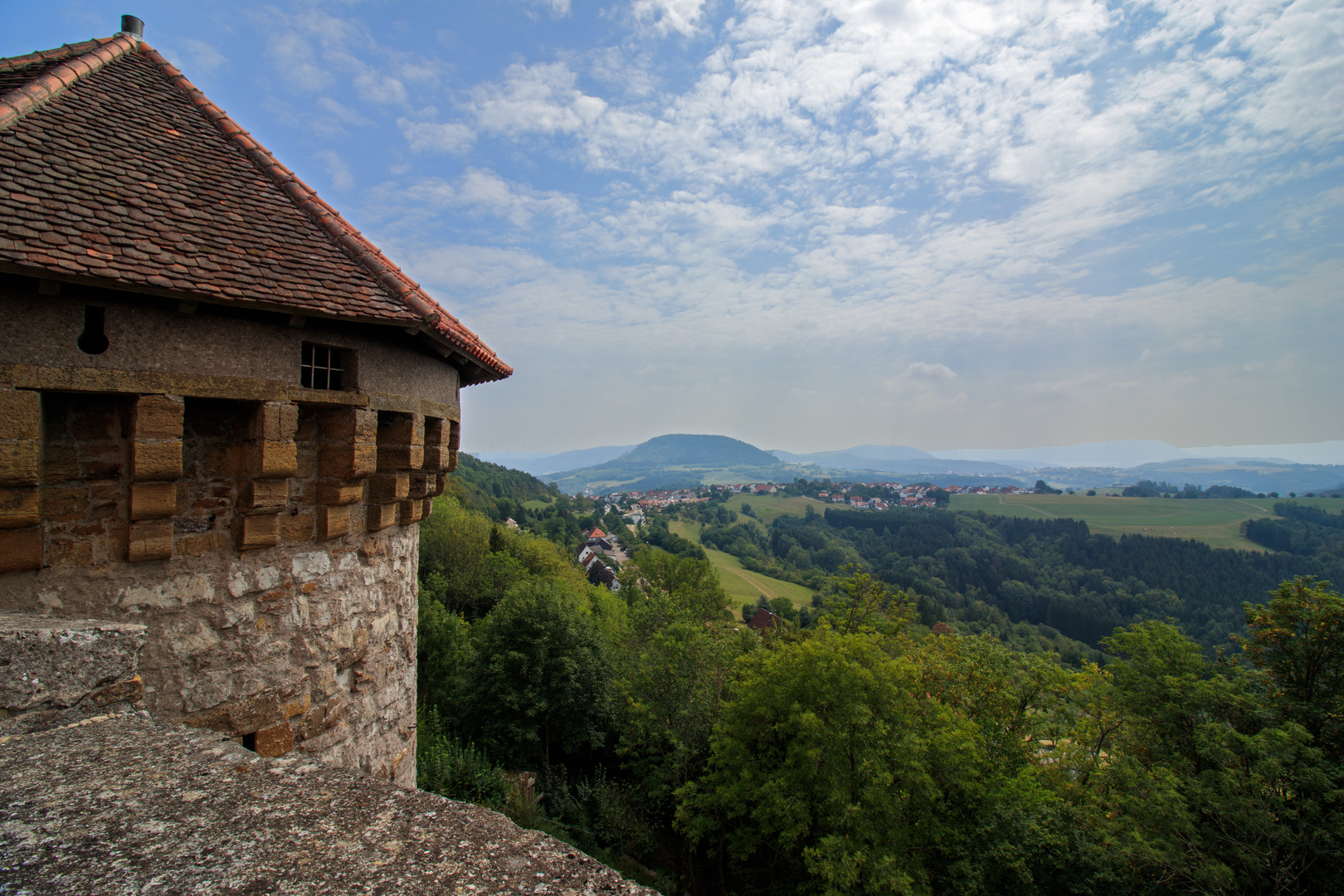 Castle ruin and a view...